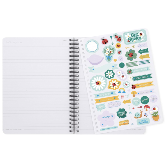 Carnet spirale A5 - Coccinelle - Legami