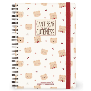 Carnet spirale A5 - Teddy Bear - Legami