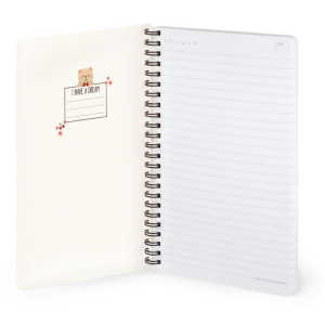 Carnet spirale A5 - Teddy Bear - Legami