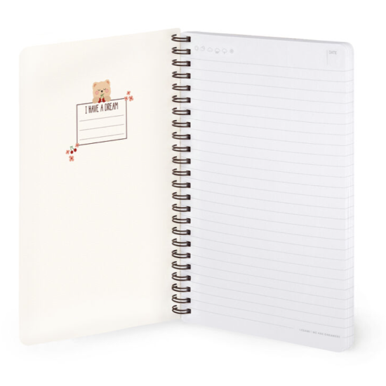 Carnet spirale A5 - Teddy Bear - Legami