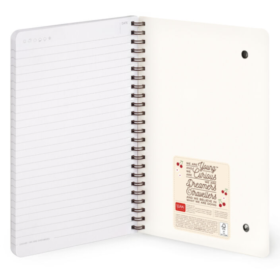 Carnet spirale A5 - Teddy Bear - Legami