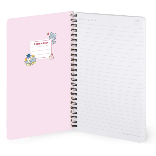 Carnet spirale A5 - Kitty - Legami