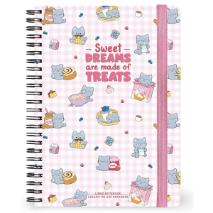 Carnet spirale A5 - Kitty - Legami