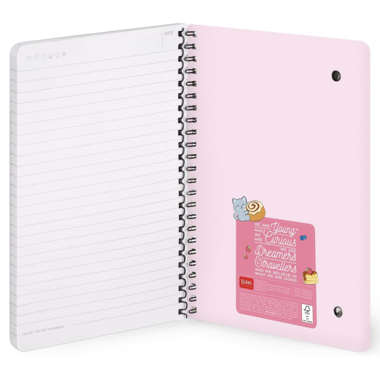 Carnet spirale A5 - Kitty - Legami