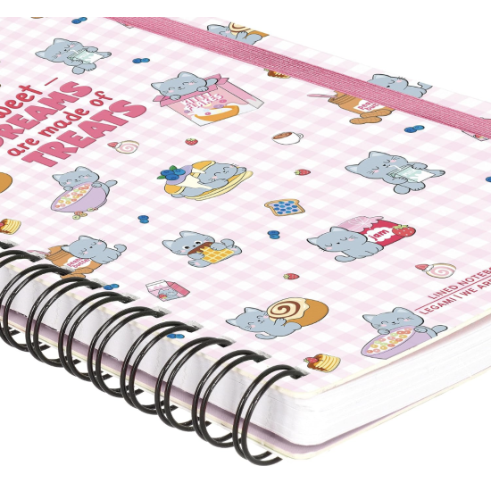 Carnet spirale A5 - Kitty - Legami