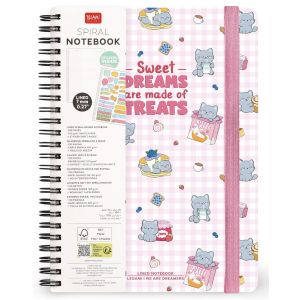 Carnet spirale A5 - Kitty - Legami