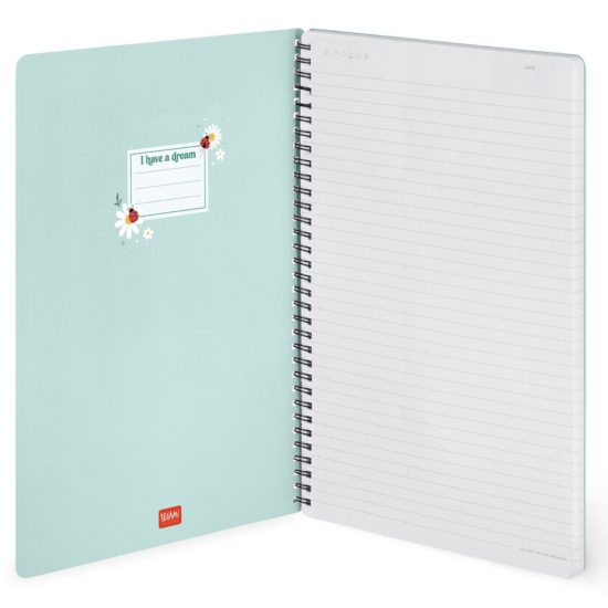 Carnet spirale A4 - Coccinelle - Legami