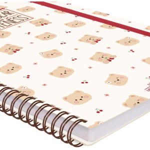 Carnet spirale A4 - Teddy Bear - Legami