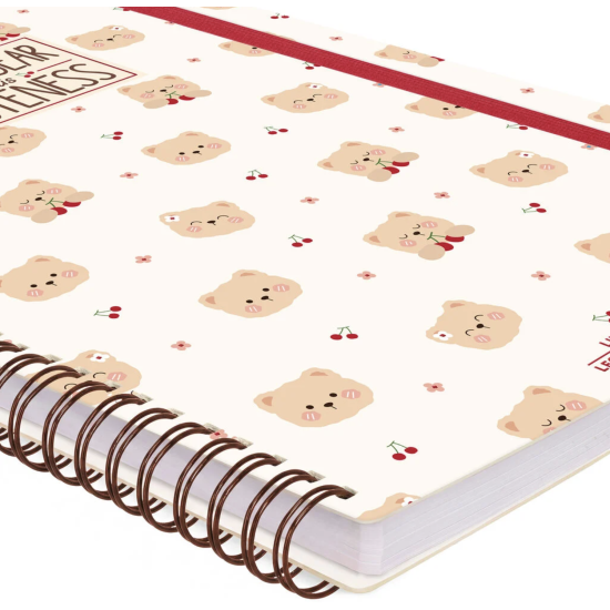 Carnet spirale A4 - Teddy Bear - Legami