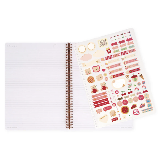 Carnet spirale A4 - Teddy Bear - Legami