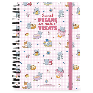 Carnet spirale A4 - Kitty - Legami