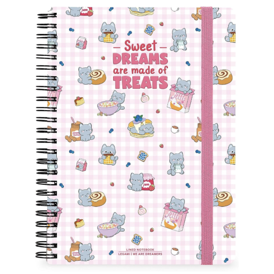 Carnet spirale A4 - Kitty - Legami