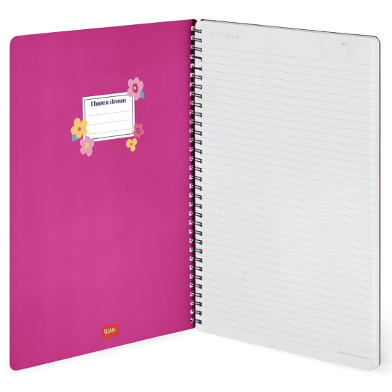 Carnet spirale A4 - Flowers - Legami