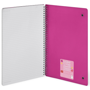 Carnet spirale A4 - Flowers - Legami