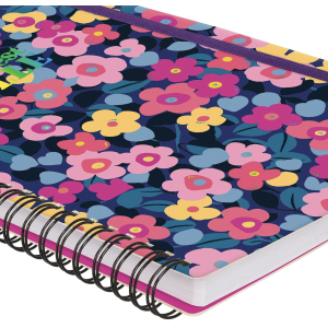 Carnet spirale A4 - Flowers - Legami