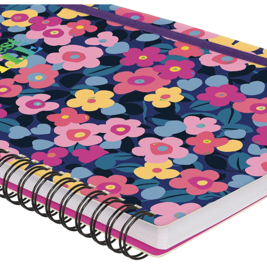 Carnet spirale A4 - Flowers - Legami