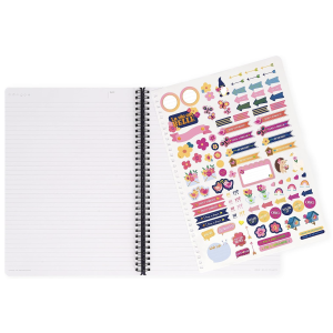 Carnet spirale A4 - Flowers - Legami