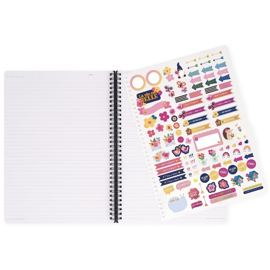 Carnet spirale A4 - Flowers - Legami