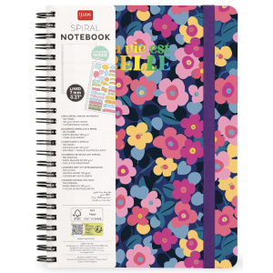 Carnet spirale A4 - Flowers - Legami