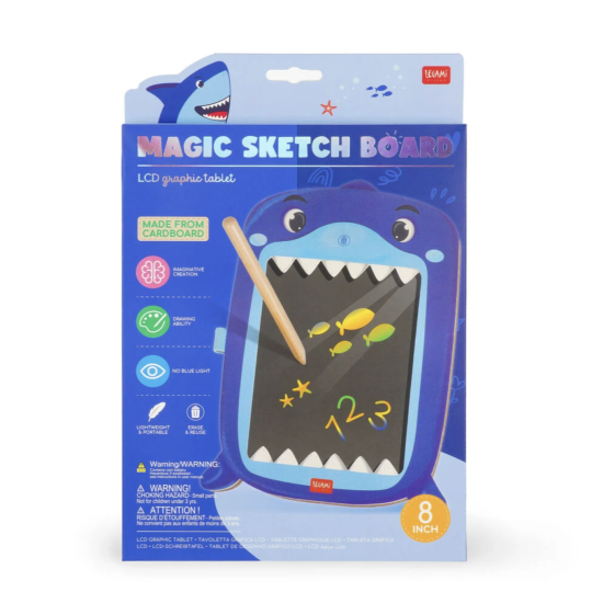 Tablette de Dessin Legami Requin – Enfant | Coco Bohème