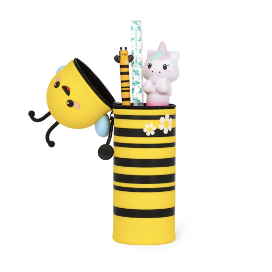 Trousse 2 en 1 silicone Abeille - Kawaii - Legami