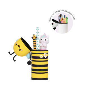 Trousse 2 en 1 silicone Abeille - Kawaii - Legami