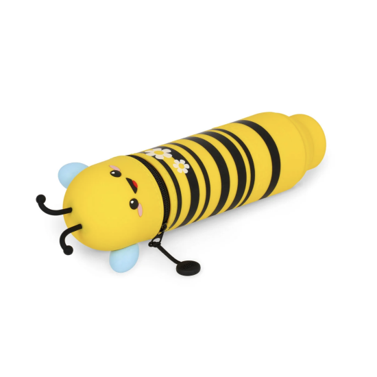 Trousse 2 en 1 silicone Abeille - Kawaii - Legami