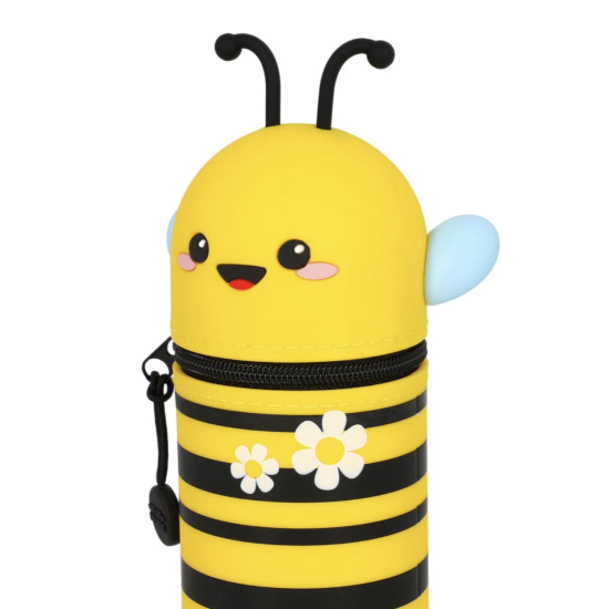 Trousse 2 en 1 silicone Abeille - Kawaii - Legami