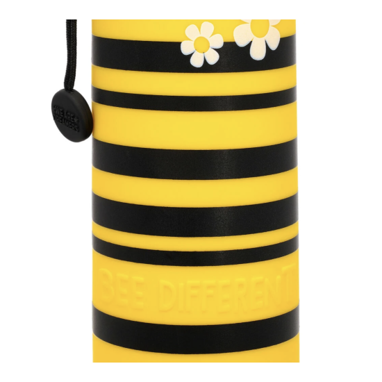Trousse 2 en 1 silicone Abeille - Kawaii - Legami
