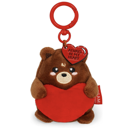 Porte-clés en peluche - Tiny Super Soft - Teddy - Legami