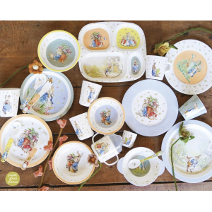 Vaisselle bébé et enfant Pierre Lapin - Vintage et poétique