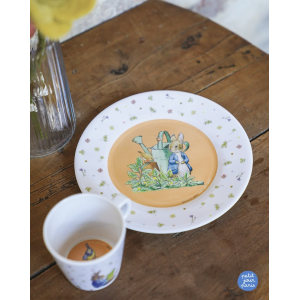 Vaisselle bébé Pierre Lapin - Vintage et poétique