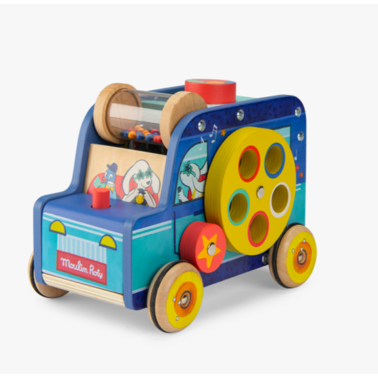 Voiture multi-activités - Puce et Pilou - Moulin Roty