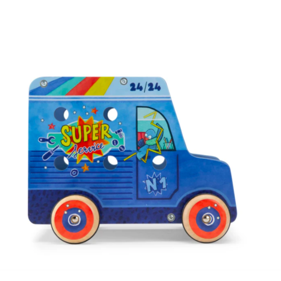 Camionnette d'activités bricoleur - Puce et Pilou - Moulin Roty