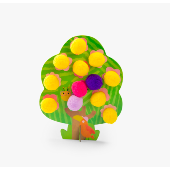 Activité Pompons arbres - Les Toupitis - Moulin Roty