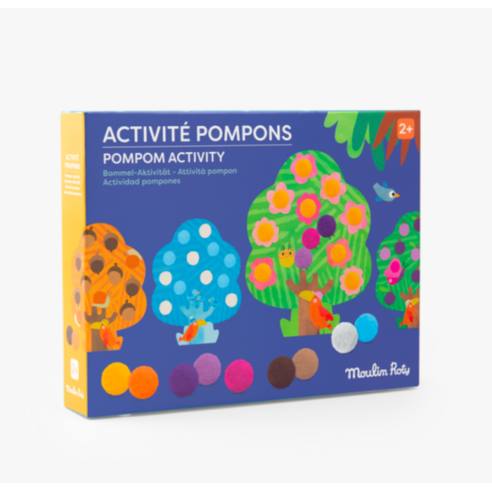 Activité Pompons arbres - Les Toupitis - Moulin Roty