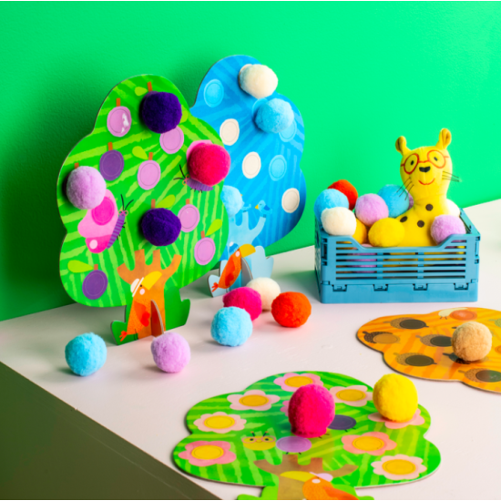 Activité Pompons arbres - Les Toupitis - Moulin Roty