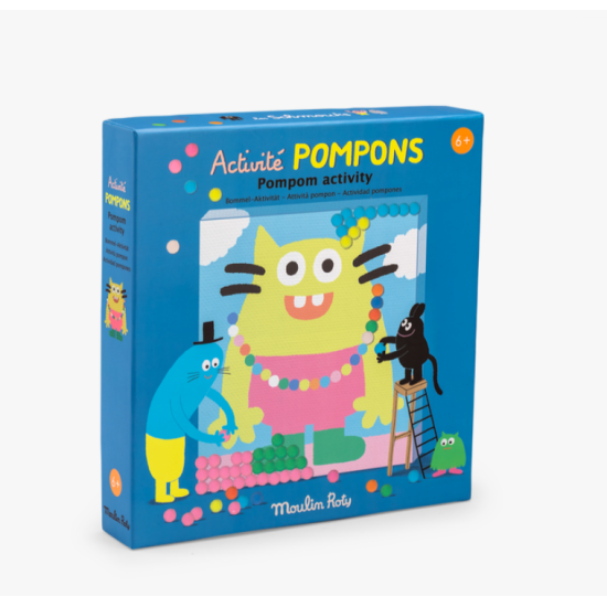 Activité Pompons  - Les Schmouks - Moulin Roty