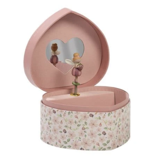 Boîte à bijoux musicale rose - Fairy Garden - Little Dutch