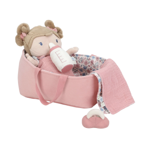 Poupée bébé Rosa dans son couffin - Little Dutch