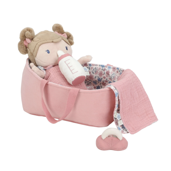 Poupée bébé Rosa dans son couffin - Little Dutch
