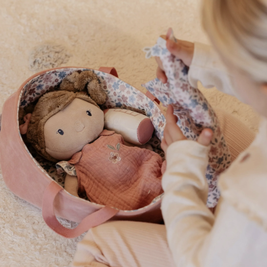 Poupée bébé Rosa dans son couffin - Little Dutch