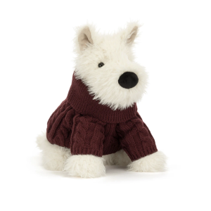 Peluche Munro Scottie Dog Winter Jumper - Jellycat