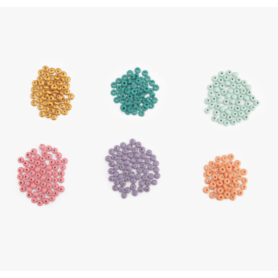 Coffret perles en bois - Les Rosalies - Moulin Roty