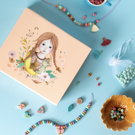 Coffret perles en bois - Les Rosalies - Moulin Roty
