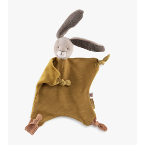 Doudou lapin ocre - Trois petits lapins - Moulin Roty