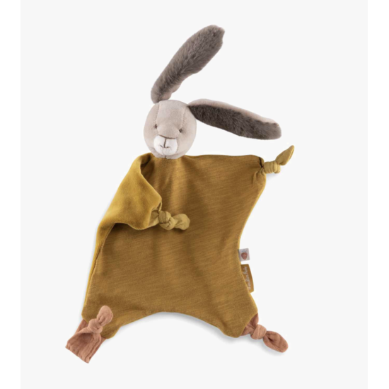 Doudou lapin ocre - Trois petits lapins - Moulin Roty