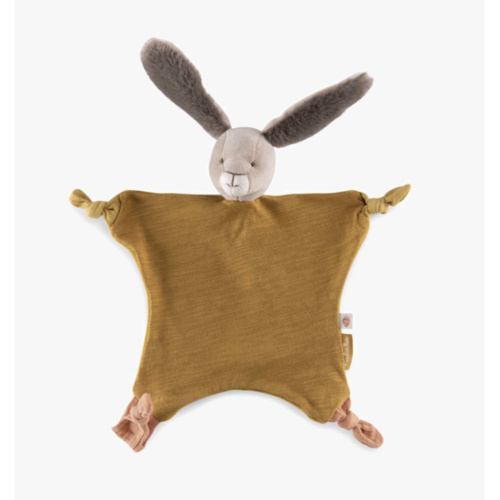 Doudou lapin ocre - Trois petits lapins - Moulin Roty