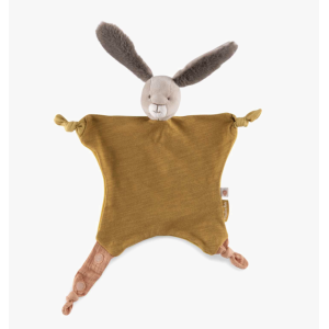 Doudou lapin ocre - Trois petits lapins - Moulin Roty