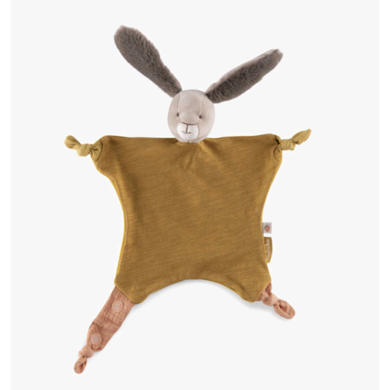 Doudou lapin ocre - Trois petits lapins - Moulin Roty